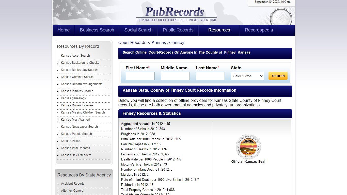 Finney County, Kansas Court Records